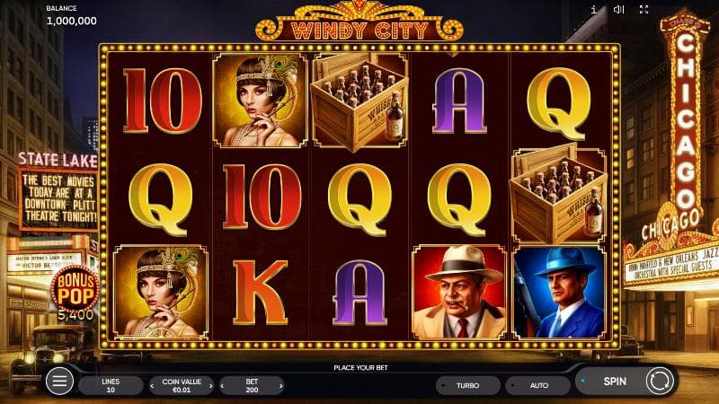 Windy City slot game artwork