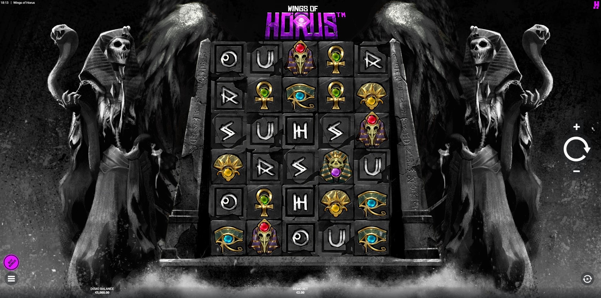 Wings Of Horus slot game artwork
