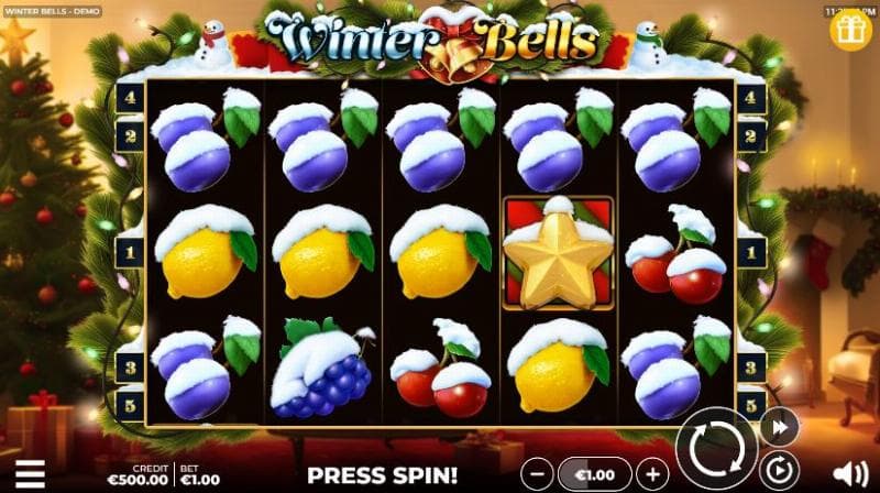 Winter Bells slot game artwork
