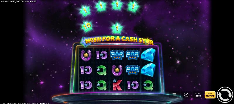 Wish For A Cash Star slot game artwork