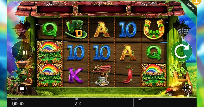 Wish Upon A Leprechaun slot game artwork