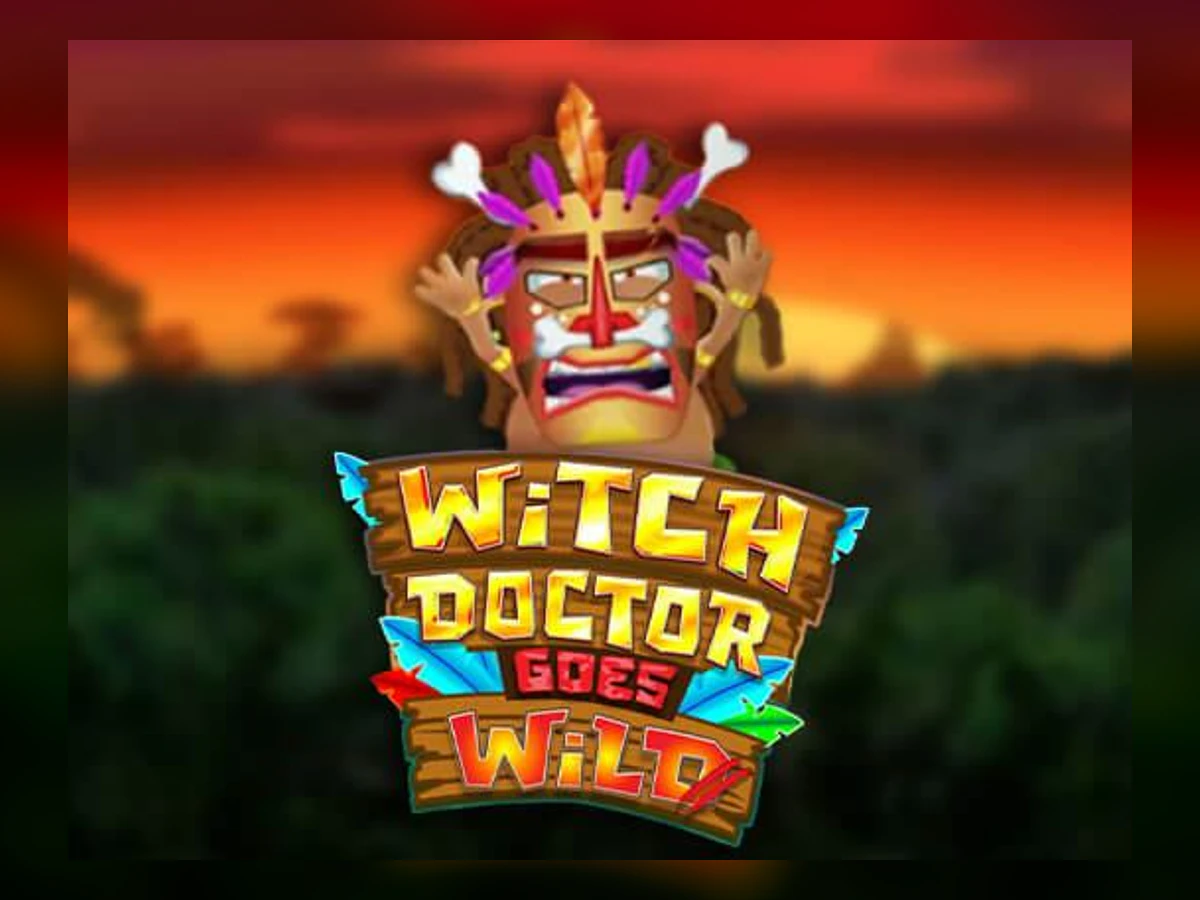 Witch Doctor Goes Wild slot game artwork