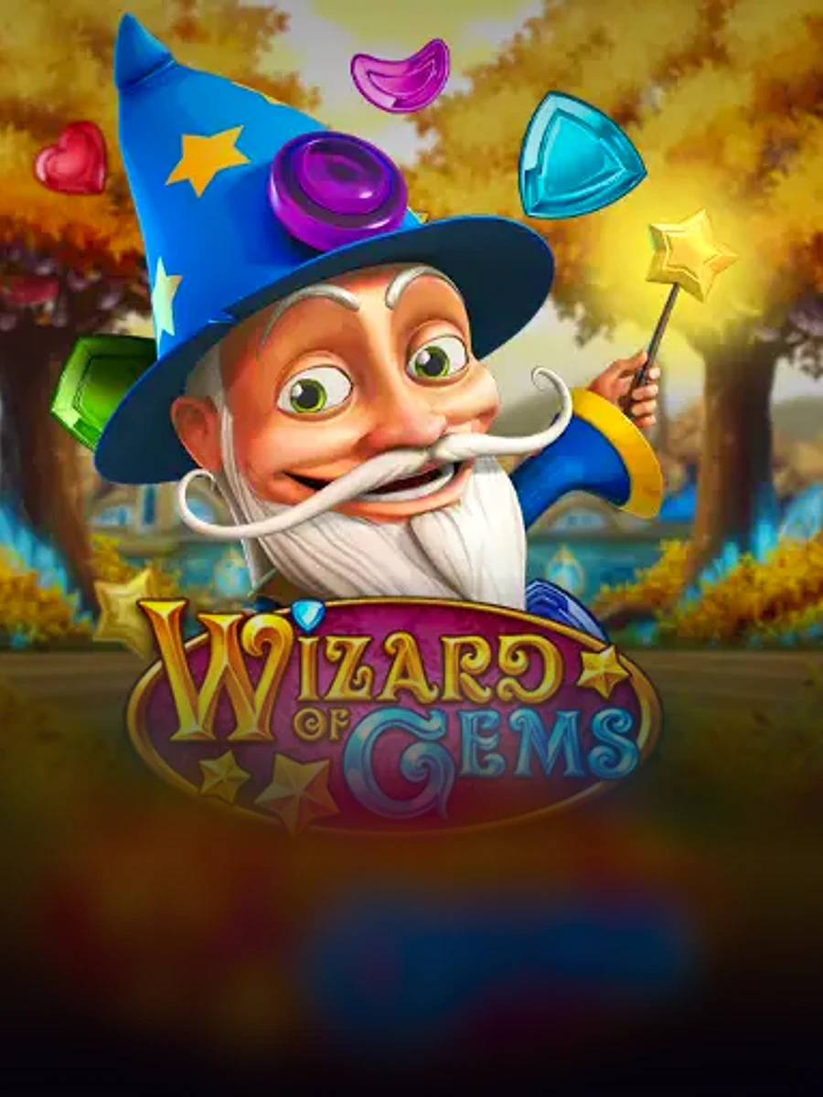 Wizard Of Gems slot game artwork