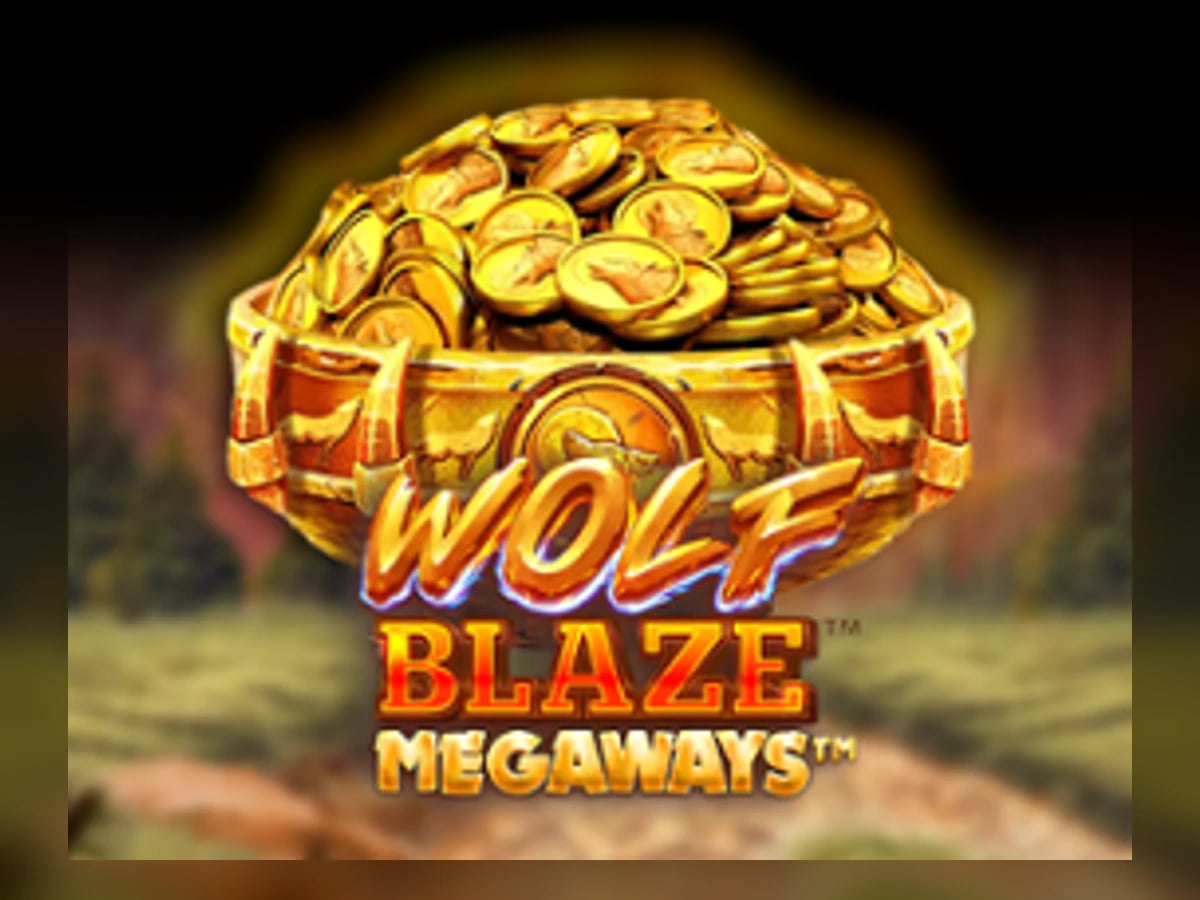 Wolf Blaze Megaways slot game artwork
