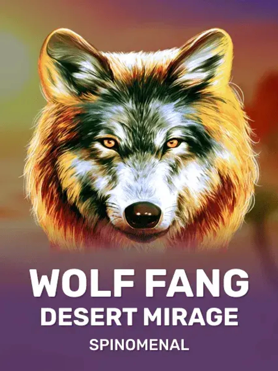 Wolf Fang - Desert Mirage slot game artwork