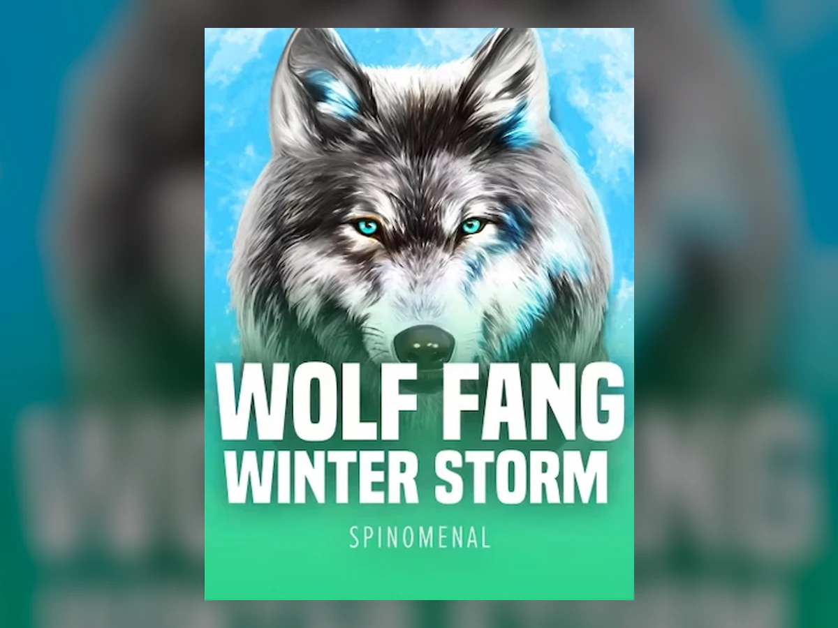Wolf Fang Winter Storm slot game artwork
