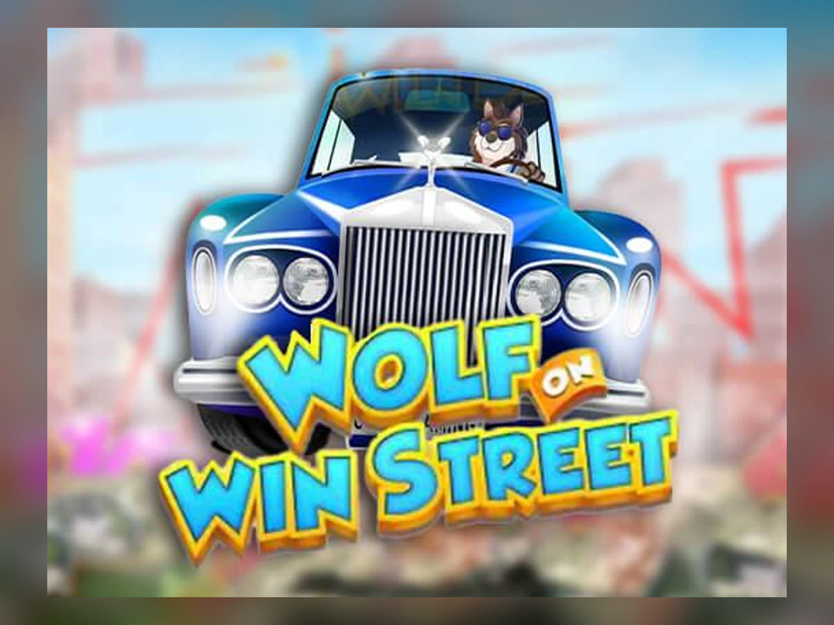 Wolf on Win Street slot game artwork