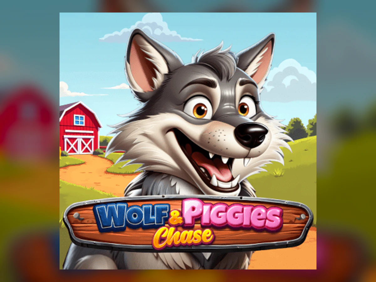 Wolf & Piggies Chase slot game artwork