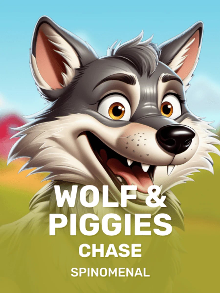 Wolf & Piggies Chase slot game artwork