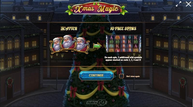 Xmas Magic slot game artwork