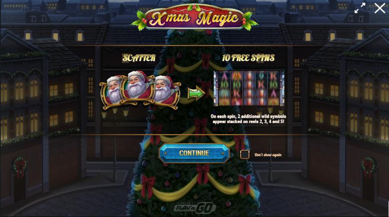 Xmas Magic slot game artwork