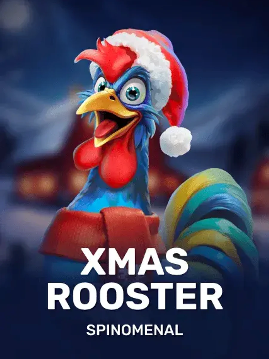 Xmas Rooster slot game artwork