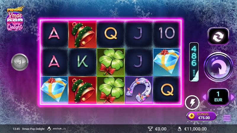 Xmaspop Delight slot game artwork