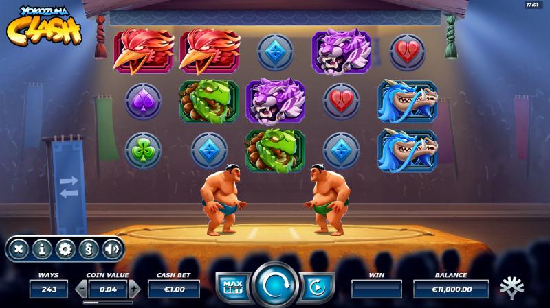 Yokozuna Clash slot game artwork