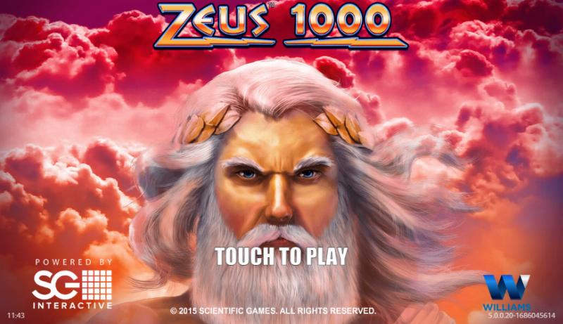 Zeus 1000 slot game artwork