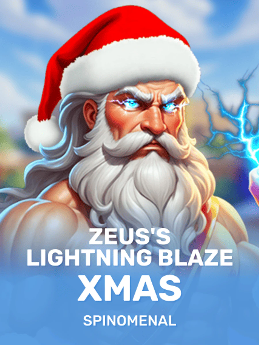 Zeus's Lightning Blaze - Xmas slot game artwork