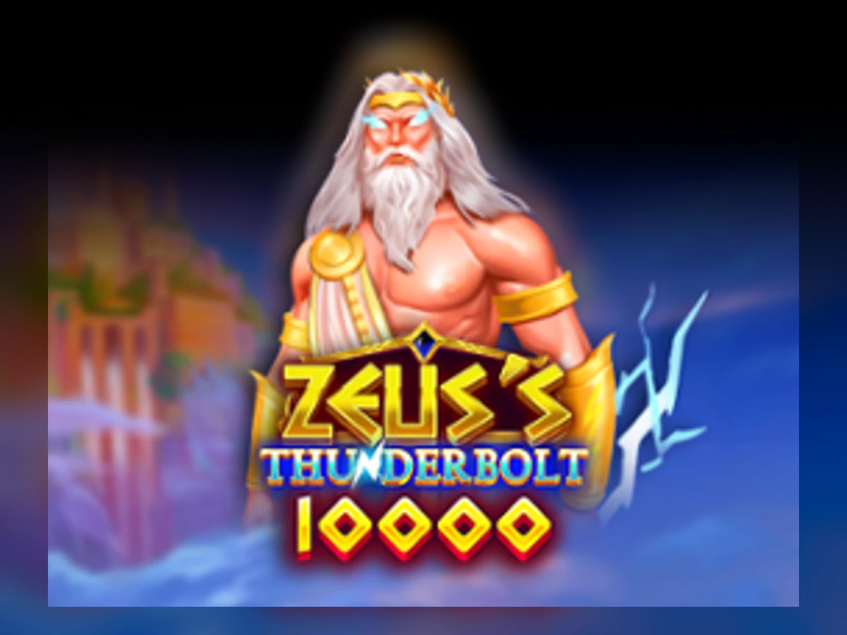 Zeus's Thunderbolt 10000 slot game artwork