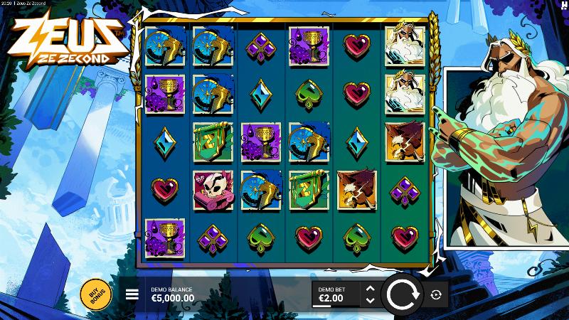 Zeus Ze Zecond slot game artwork