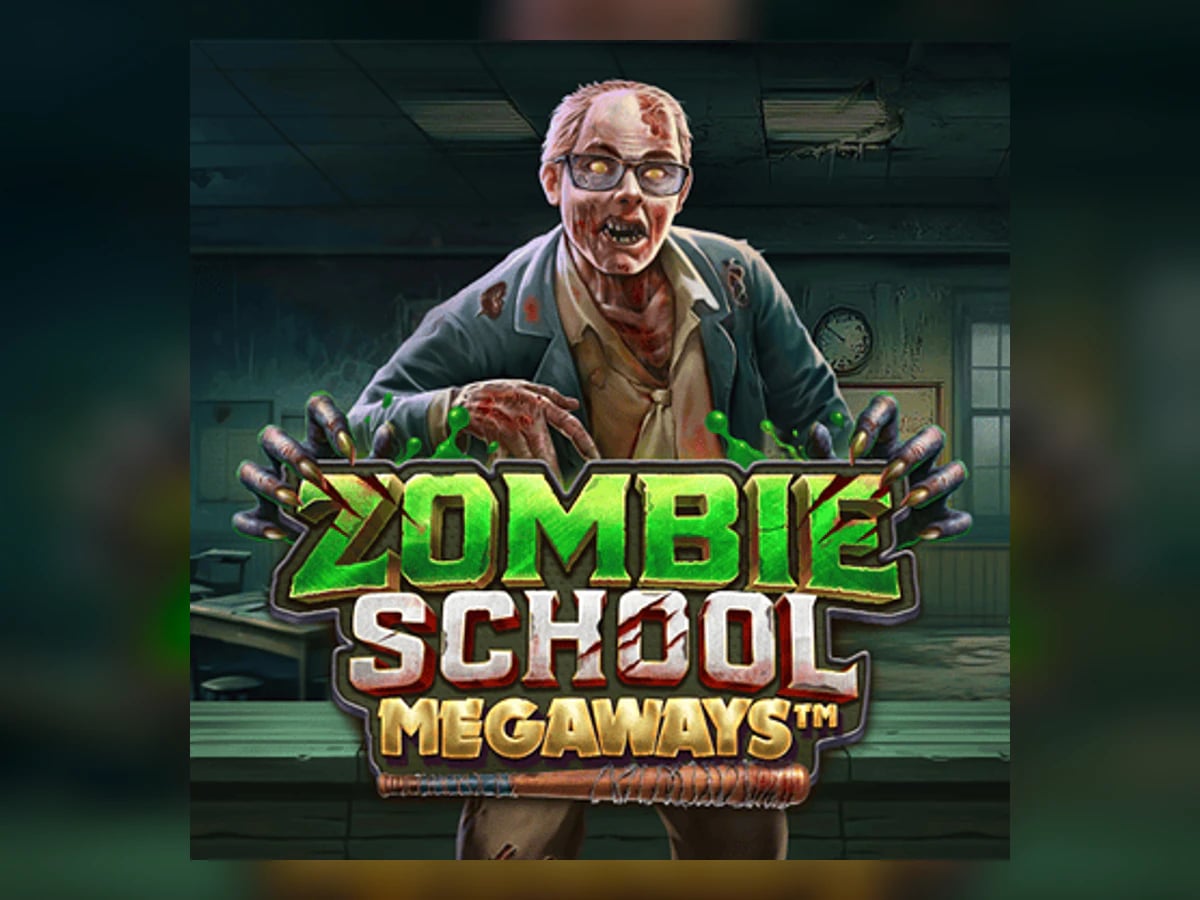 Zombie School Megaways slot game artwork