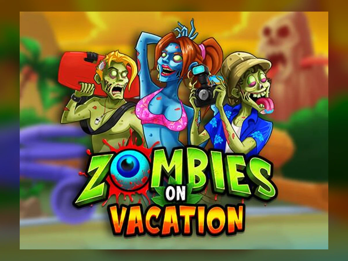 Zombies on Vacation slot game artwork