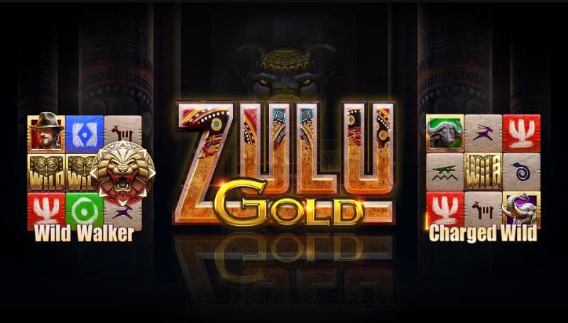 Zulu Gold slot game artwork