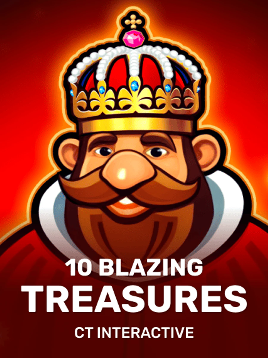 10 Blazing Treasures slot artwork