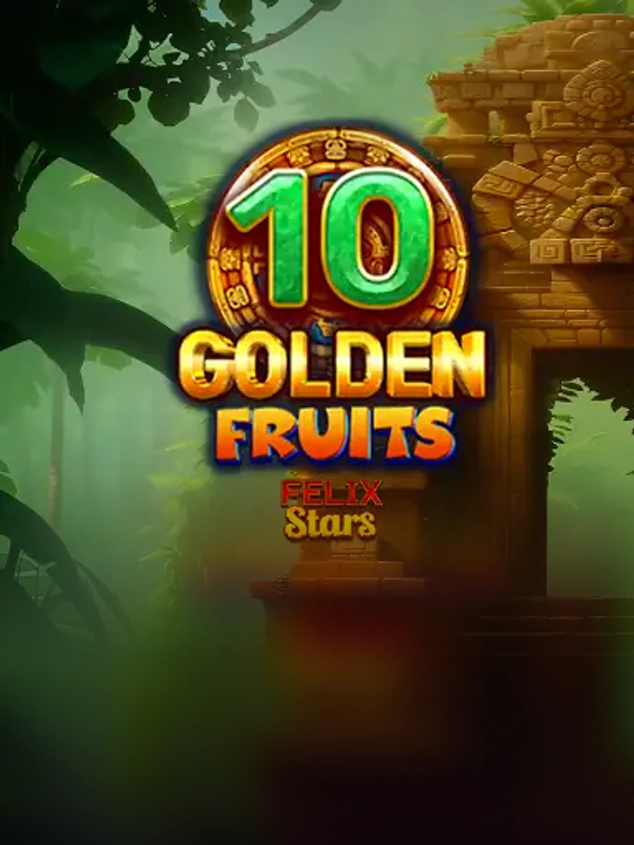 10 Golden Fruits Felix Stars slot artwork