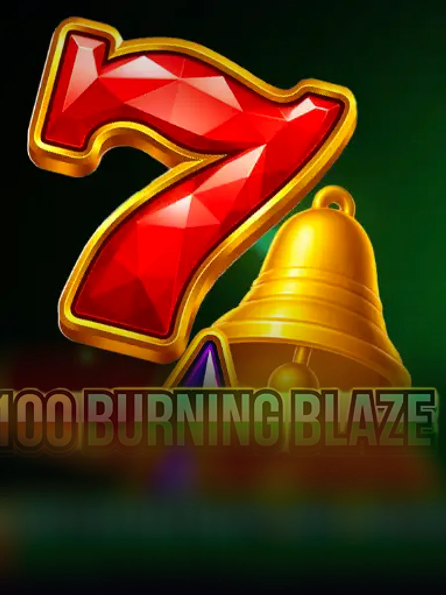 100 Burning Blaze casino game artwork