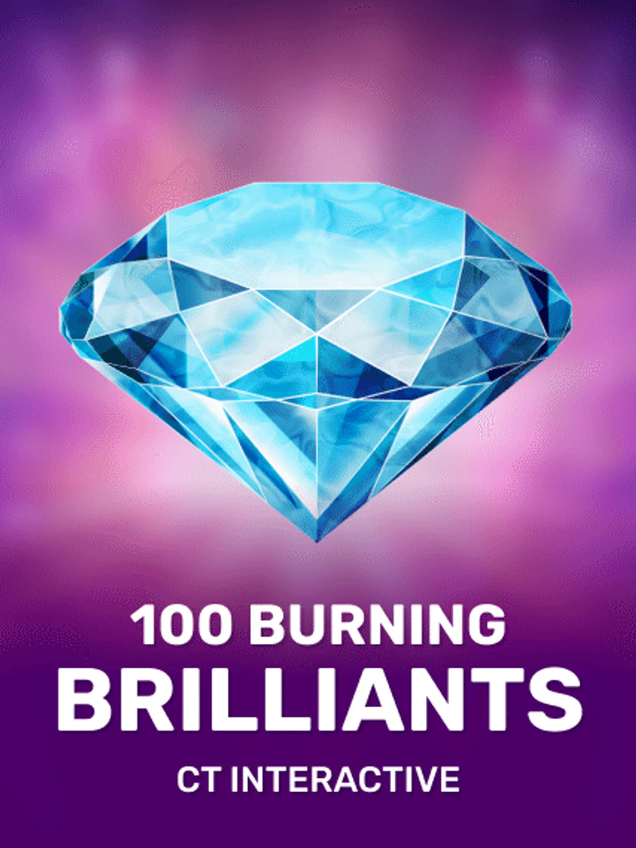 100 Burning Brilliants slot artwork