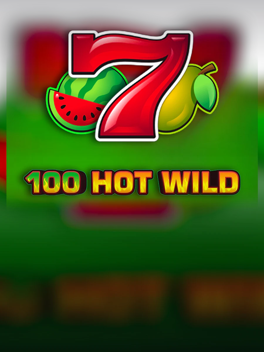 100 Hot Wild slot artwork