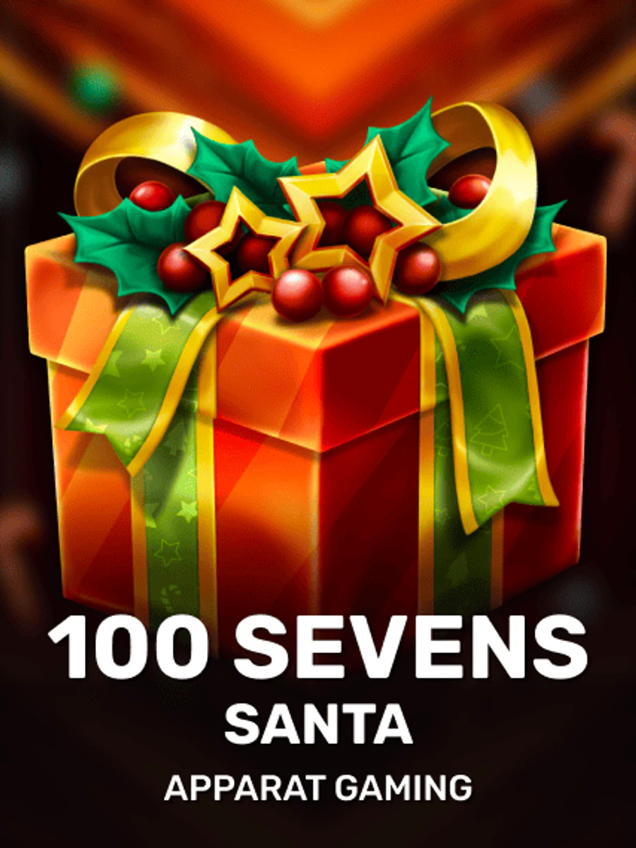 100 Sevens Santa casino game artwork