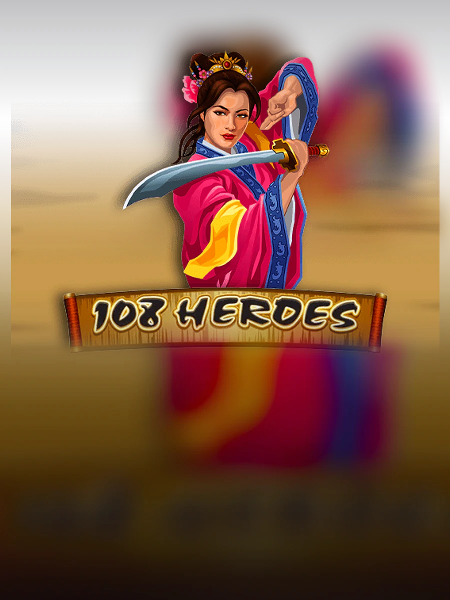 108 Heroes slot artwork