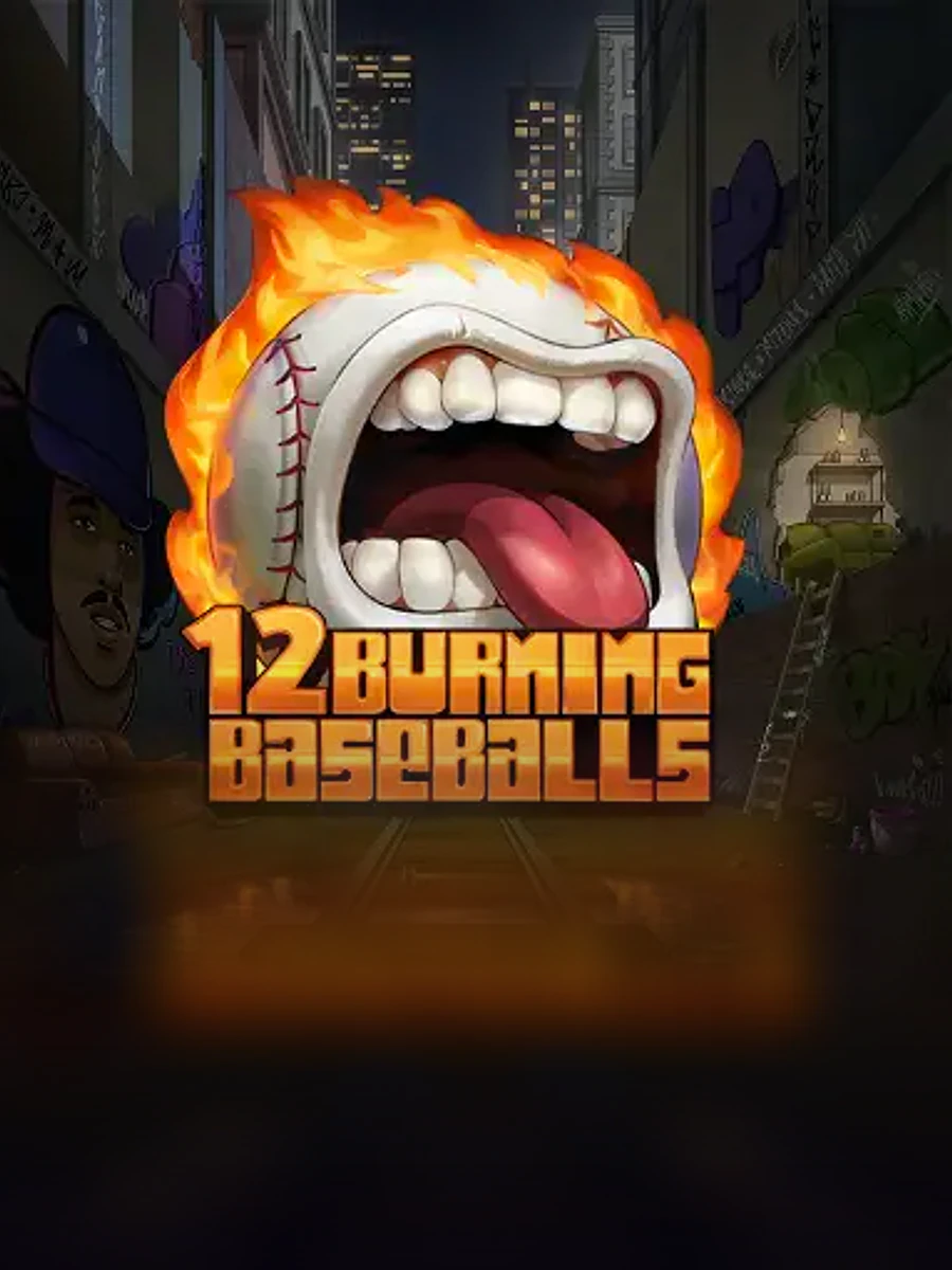 12 Burning Baseballs slot artwork