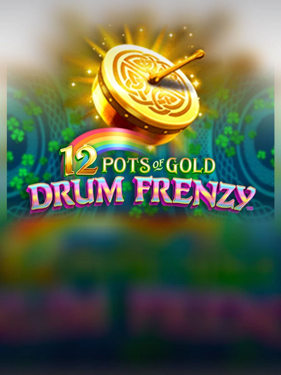 12 Pots Of Gold Drum Frenzy slot artwork