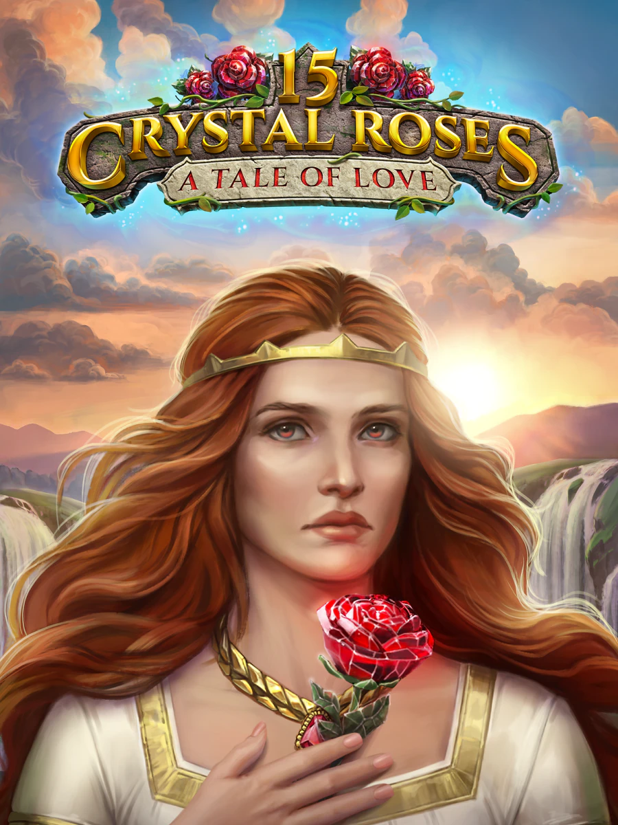 15 Crystal Roses A Tale of Love slot artwork