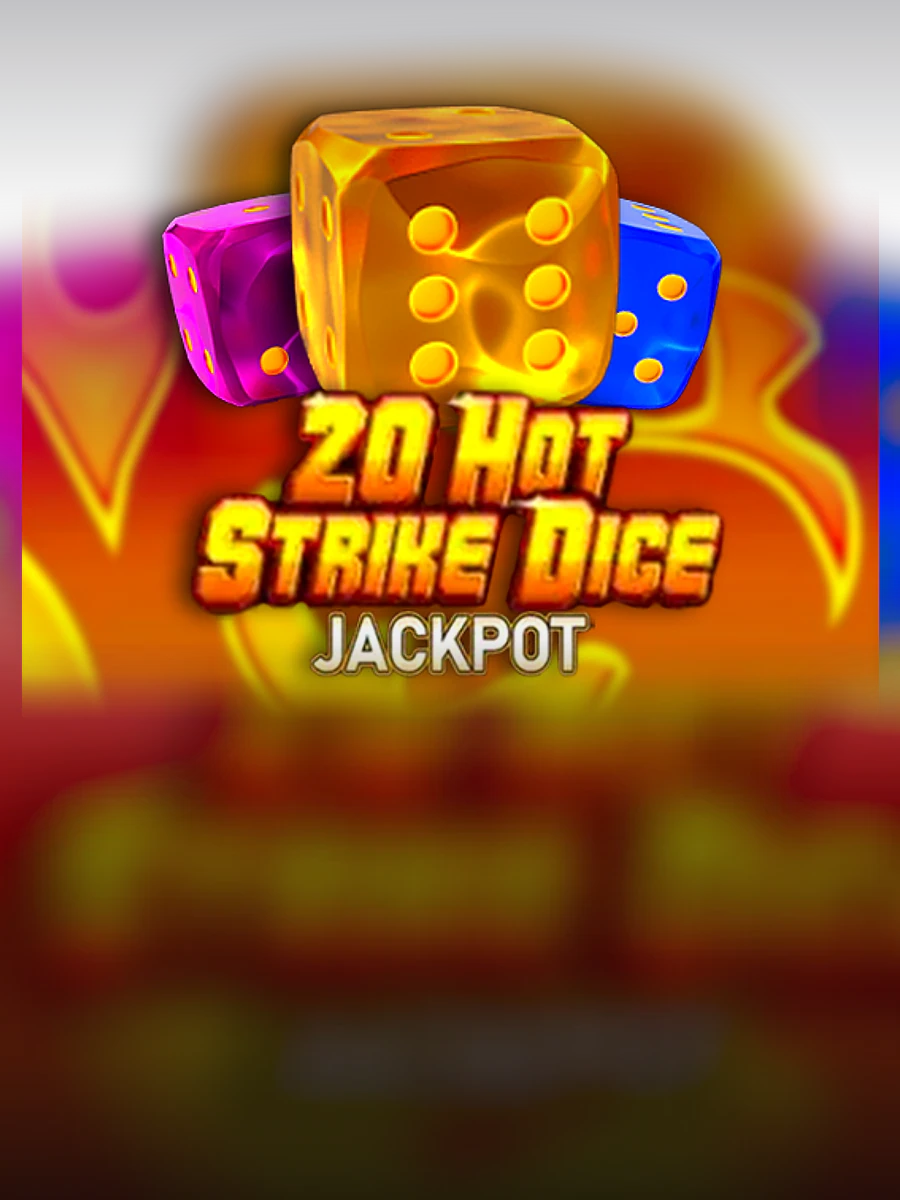 20 Hot Strike Dice Jackpot slot artwork