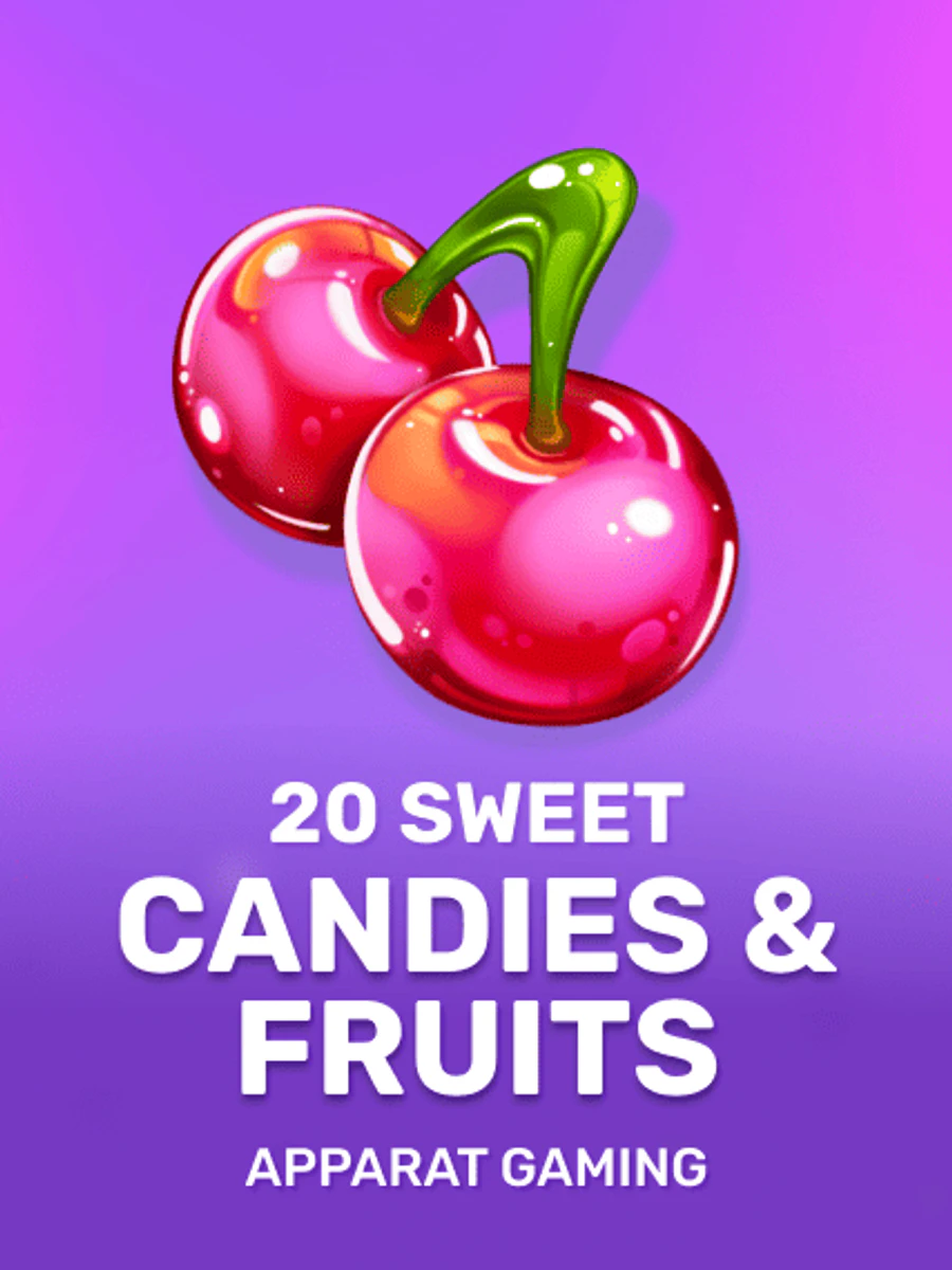 20 Sweet Candies & Fruits slot artwork