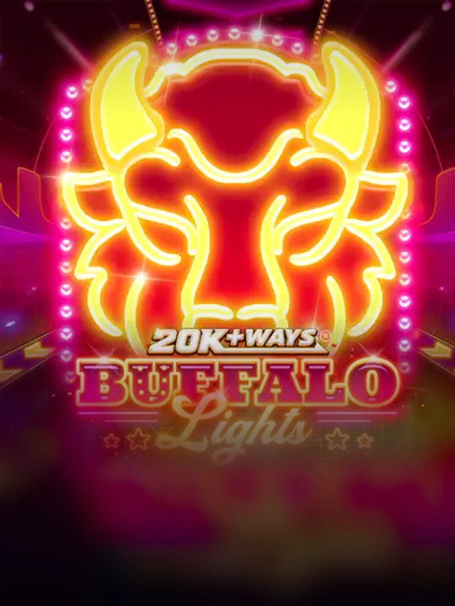 20K+ Ways Buffalo Lights casino game artwork
