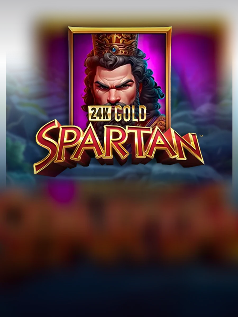 24K Gold Spartan casino game artwork