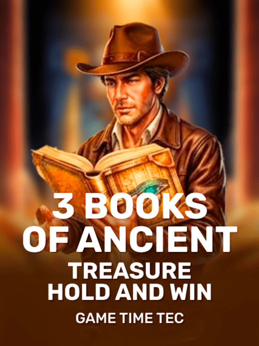 3 Books of Ancient Treasure (Hold and Win) slot artwork