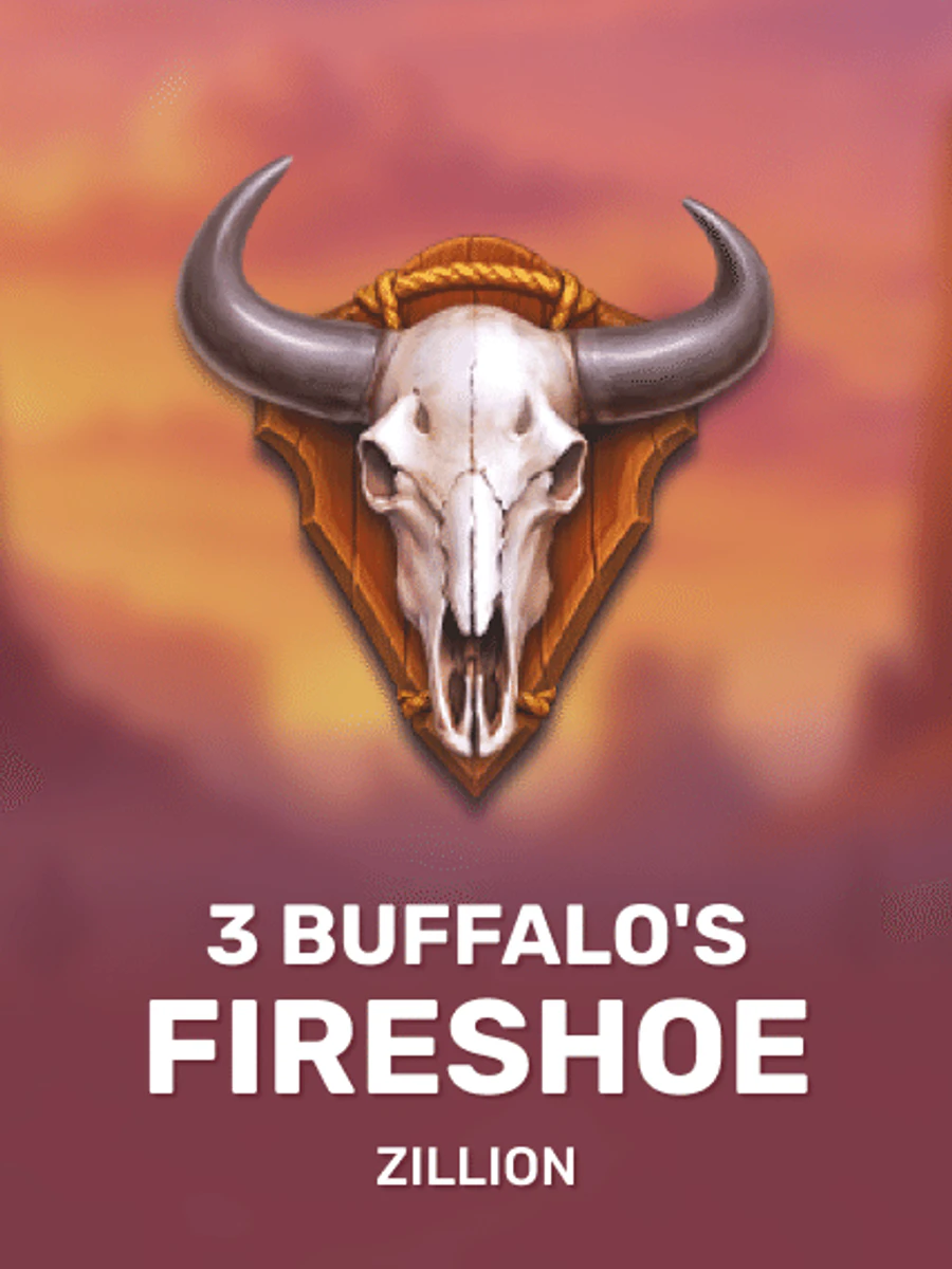 3 Buffalo’s Fireshoe slot artwork