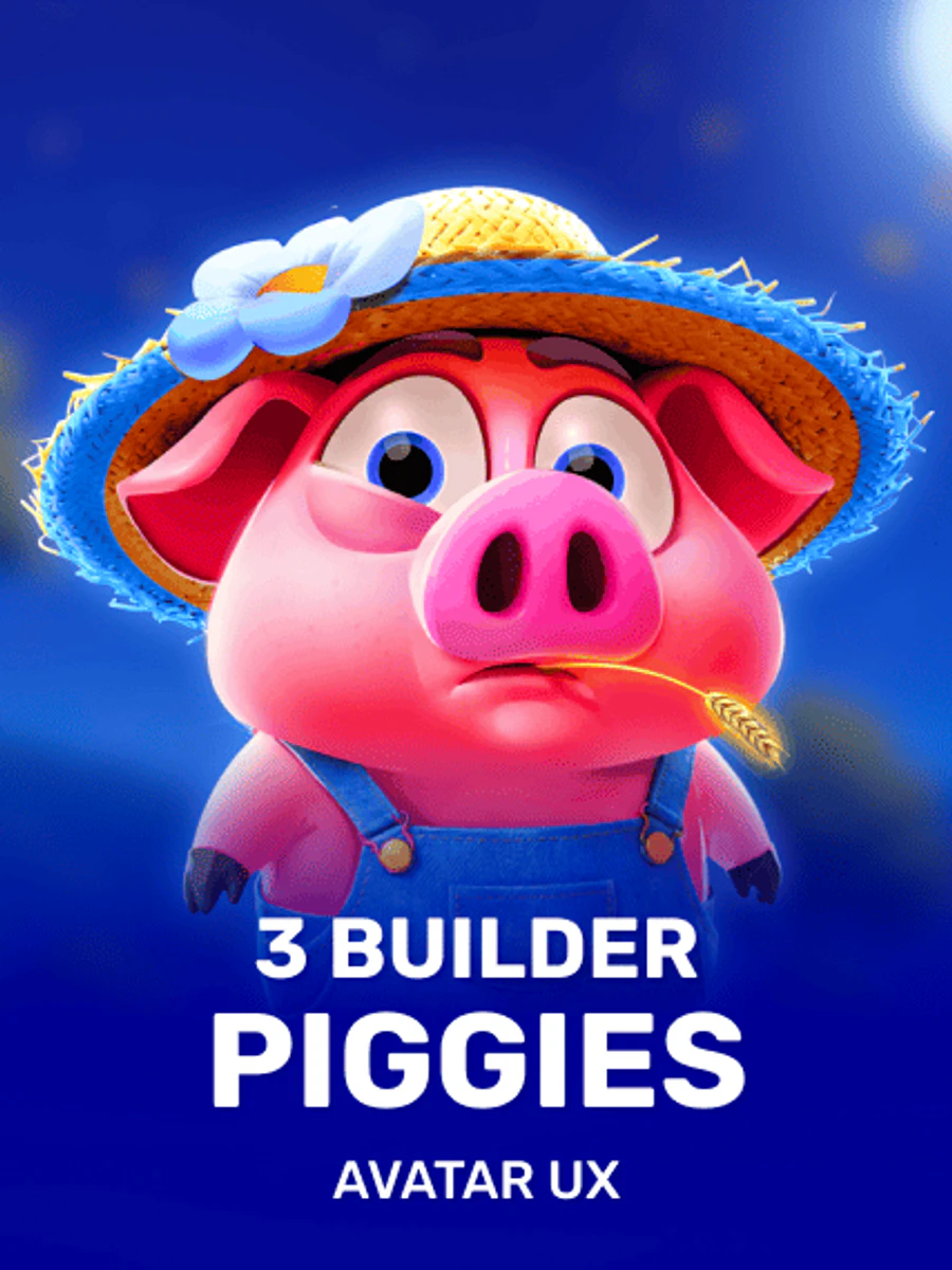 3 Builder Piggies slot artwork