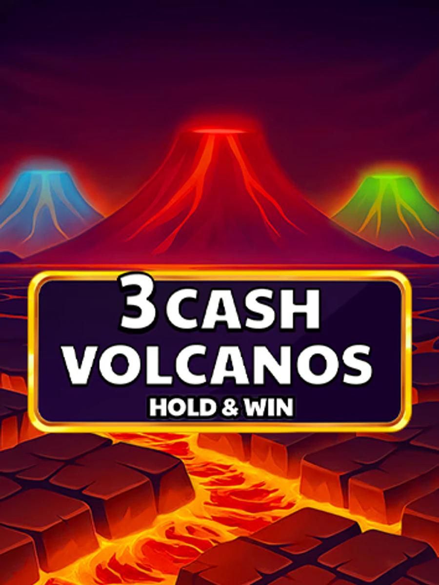 3 Cash Volcanos: Hold & Win slot artwork