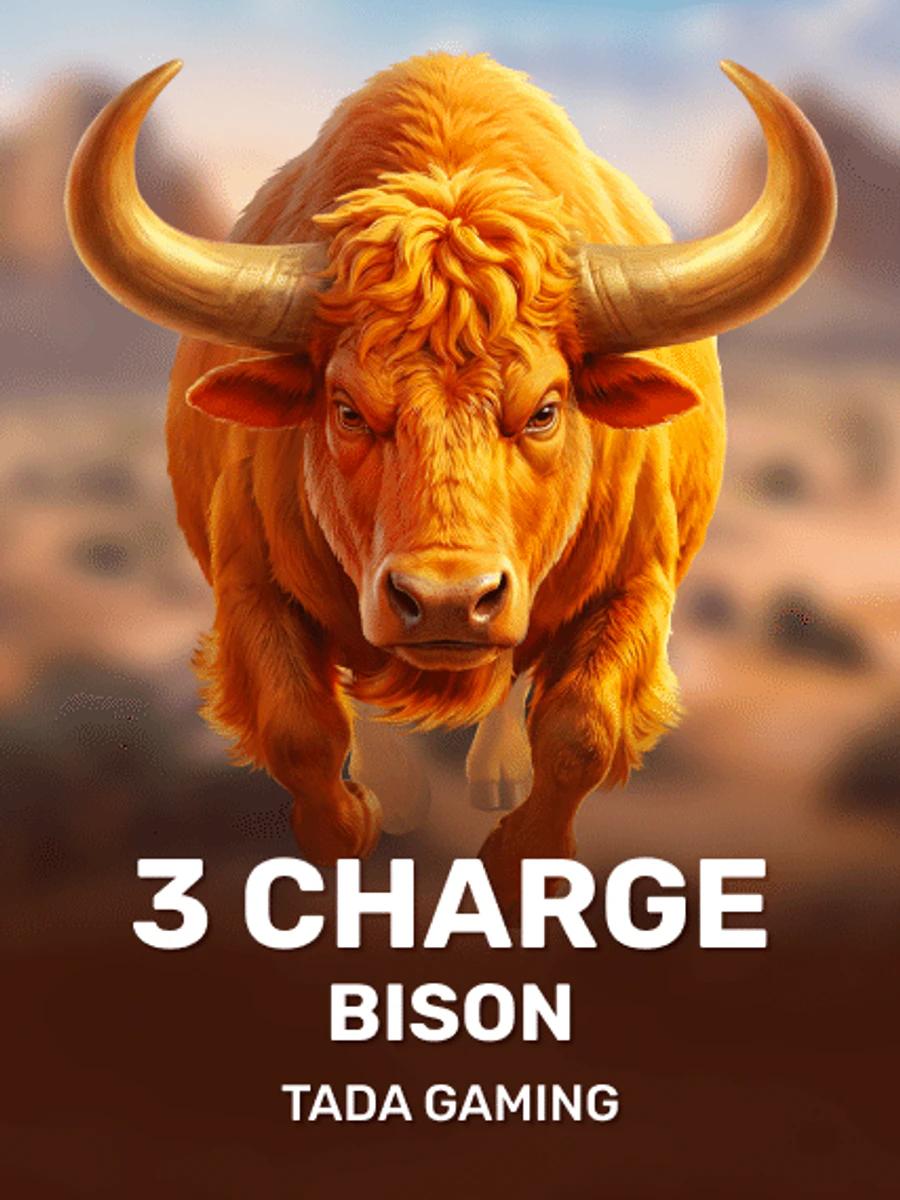 3 Charge Bison slot artwork