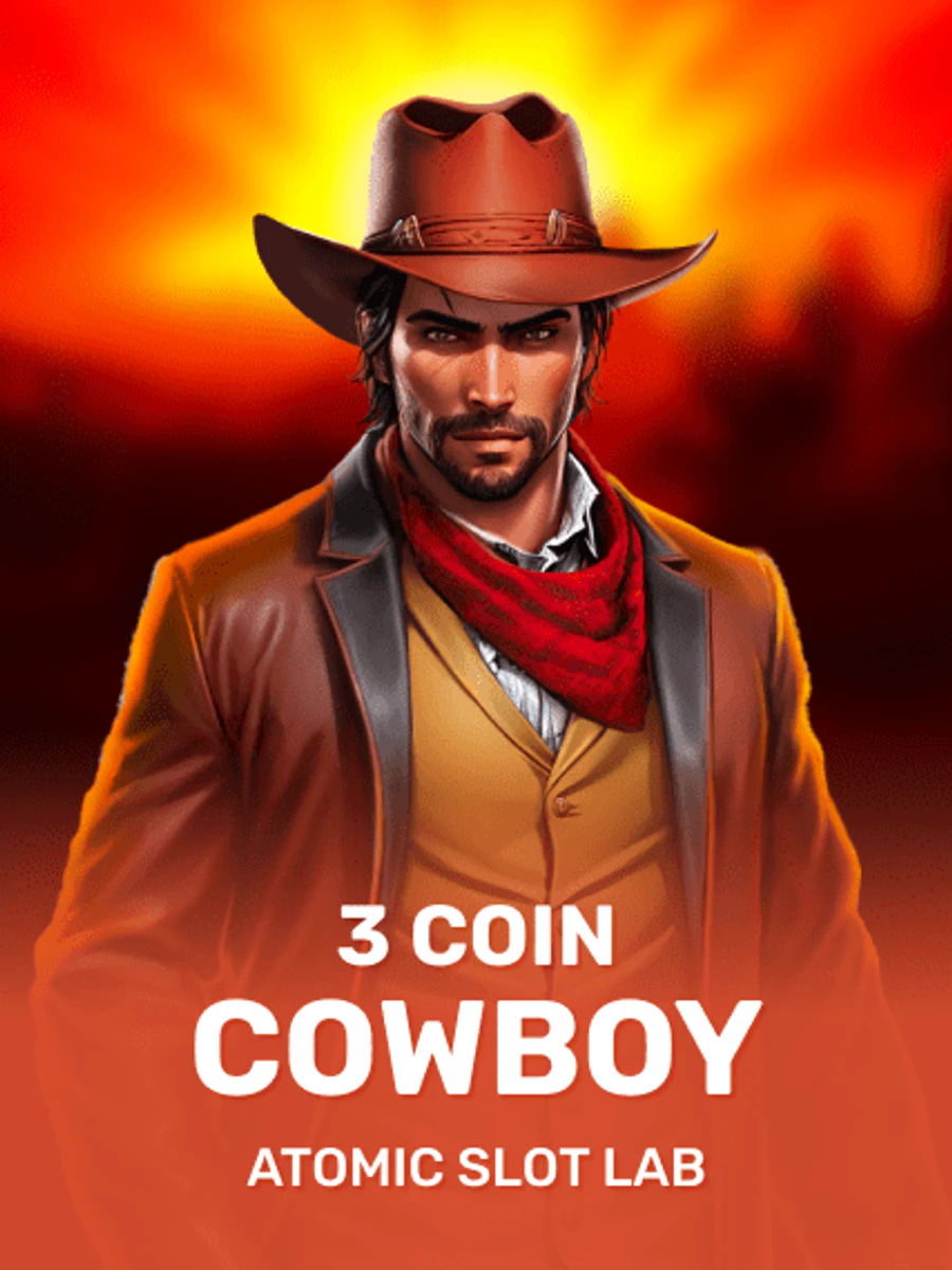 3 Coin Cowboy casino game artwork