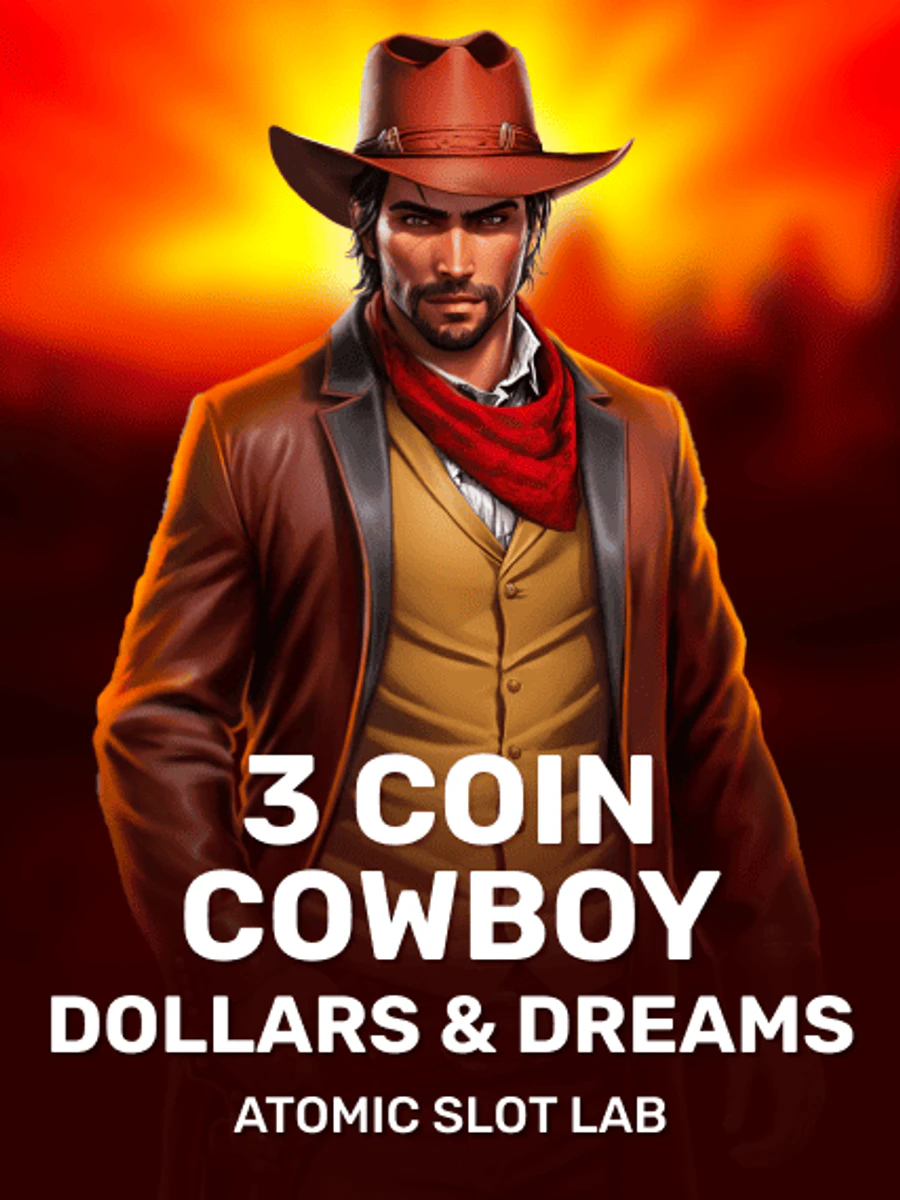 3 Coin Cowboy Dollars & Dreams slot artwork