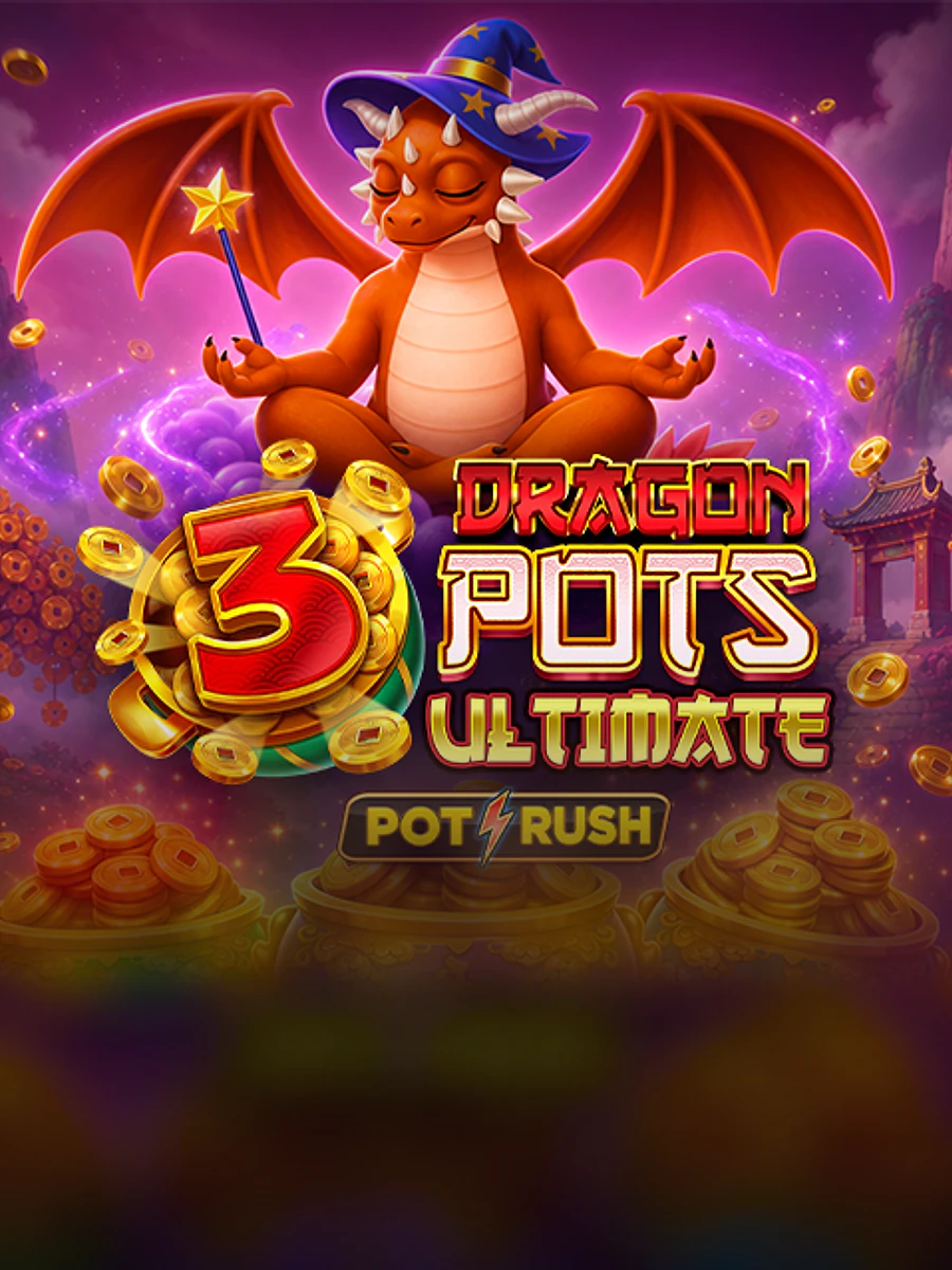 3 Dragon Pots Ultimate slot artwork
