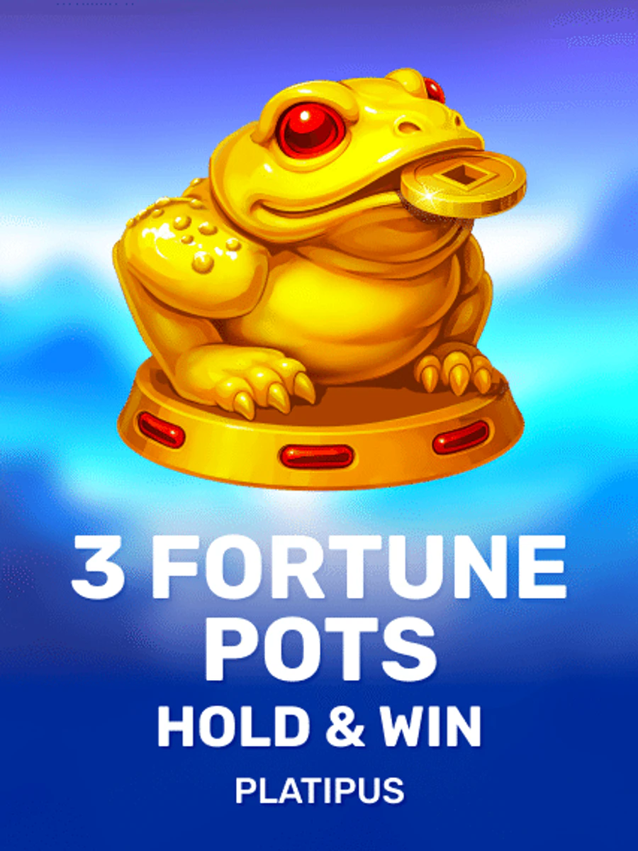 3 Fortune Pots Hold & Win slot artwork