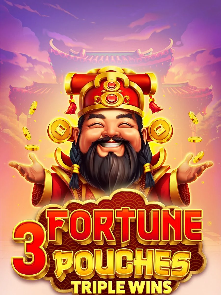 3 Fortune Pouches: Triple Wins slot artwork