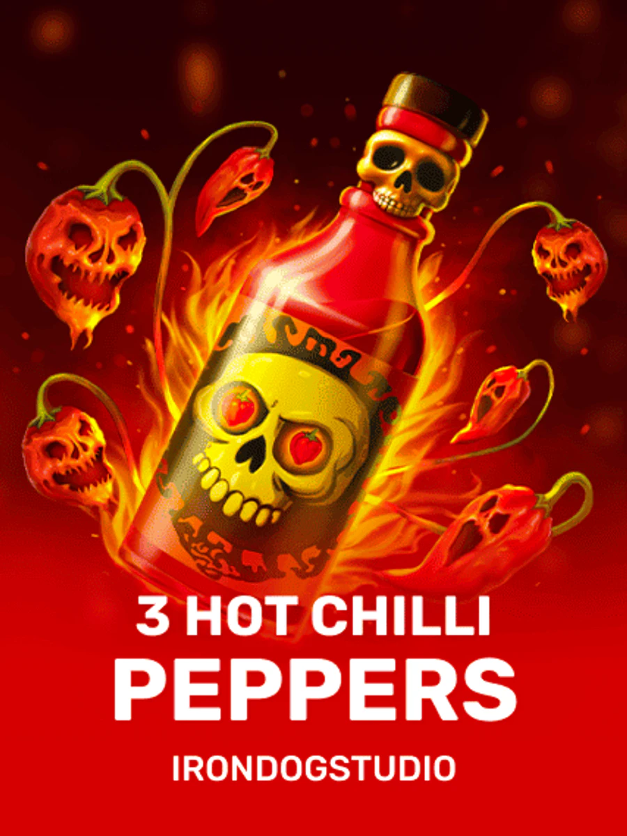 3 Hot Chilli Peppers slot artwork